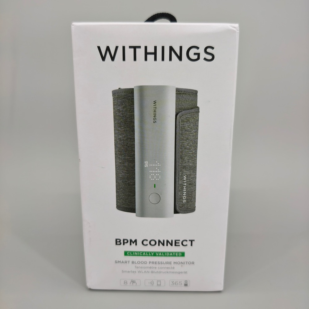 Withings BPM Connect Smart Blood Pressure Monitor Wi-Fi Bluetooth WPM05 White
